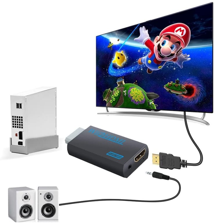Adaptateur Nintendo Wii vers HDMI - vue 3