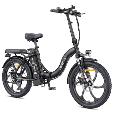 Bicicleta Eléctrica HillMiles MilePort 1 – Motor 250W Batería 36V13Ah Neumáticos De 20 Pulgadas Freno De Disco Mecánico - Negro
