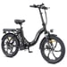 Bicicleta Eléctrica HillMiles MilePort 1 – Motor 250W Batería 36V13Ah Neumáticos De 20 Pulgadas Freno De Disco Mecánico - Negro