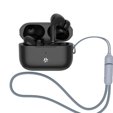 Celly HARMONYBK écouteur/casque Écouteurs Sans fil Ecouteurs Appels/Musique USB Type-C Noir