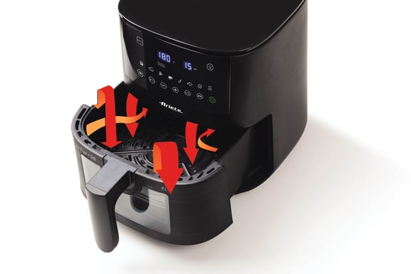Ariete 4633/00 Unique 4 L Autonome 1400 W Friteuse d'air chaud Noir