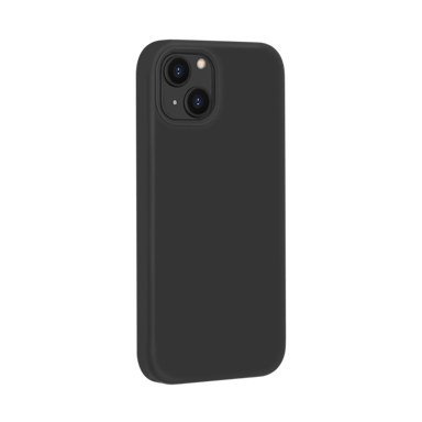 Custodia in morbido gel di silicone per Apple iPhone 13, nero satinato