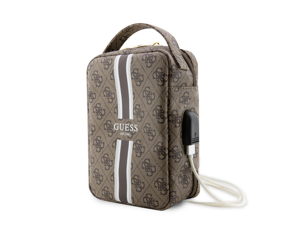 Sacoche de voyage avec port USB Modèle Stripe 4G Guess - vue 8
