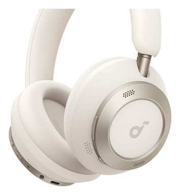 Soundcore Space One Pro Casque Sans fil Arceau Appels/Musique Bluetooth Blanc
