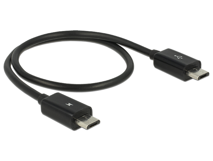 DeLOCK 83570 cable USB USB 2.0 0,3 m USB B Negro - Nuevo