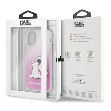 Custodia Karl Lagerfeld per iPhone 11 Pro rosa Choupette Fun