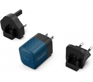 Caricabatterie Power Delivery - 20W - UE/UK/USA - Blu