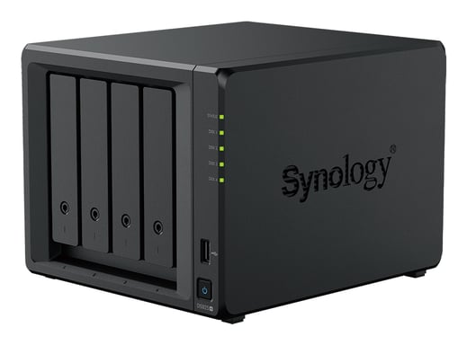 Synology DiskStation DS925+ serveur de stockage NAS Ryzen Embedded V1500B 4 Go DDR4 0 To Noir