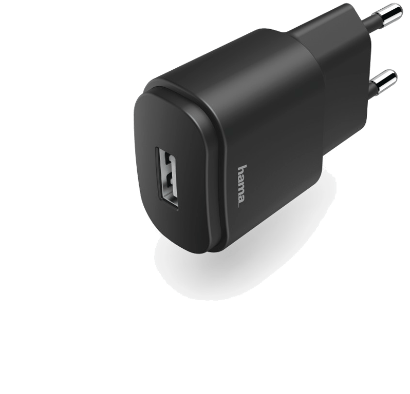 Chargeur, 1,2 A, noir