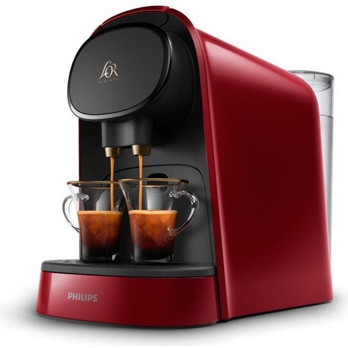 Cafetière à capsules Philips L'Or Barista LM8012/51 2 expressos Rouge - Neuf