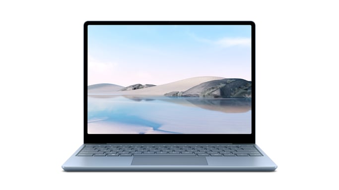 Microsoft Surface Laptop Go i5-1035G1 Portátil 31,6 cm (12,4'') Pantalla táctil Intel® Core? i5 8 GB LPDDR4x-SDRAM 128 GB SSD Wi-Fi 6 (802.11ax) Windows 10 Home en modo S Azul