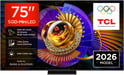 TCL C7L 75C7L TV 190,5 cm (75'') 4K Ultra HD Smart TV Wifi Noir 3000 cd/m²