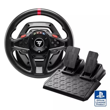 Thrustmaster T128 Negro Volante + pedales PC, PlayStation 4, PlayStation 5