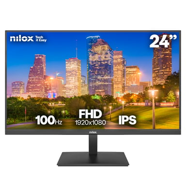 Nilox NXM24FHD1202 écran plat de PC 60,5 cm (23.8'') 1920 x 1080 pixels Full HD Noir