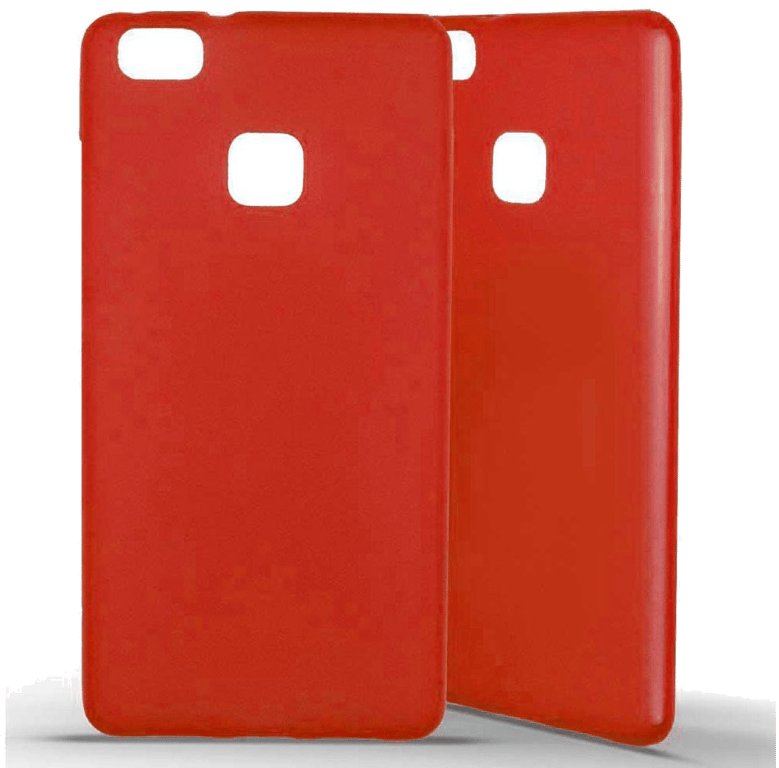 Coque pour Huawei P9 Lite Silicone Gel givré - Rouge Translucide