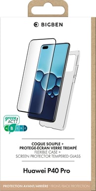 Bigben Connected PACKSILIVTP40P coque de protection pour téléphones portables Transparent Huawei P40 Pro