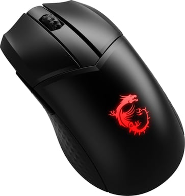 Ratón inalámbrico gamer MSI Clutch GM41 Lightweight RGB (Negro)