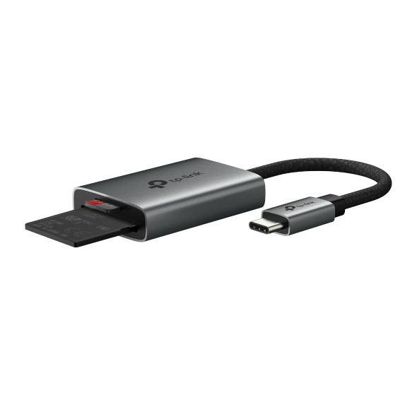 TP-Link UA430C lecteur de carte mémoire USB 3.2 Gen 1 (3.1 Gen 1) Type-C Gris - Neuf
