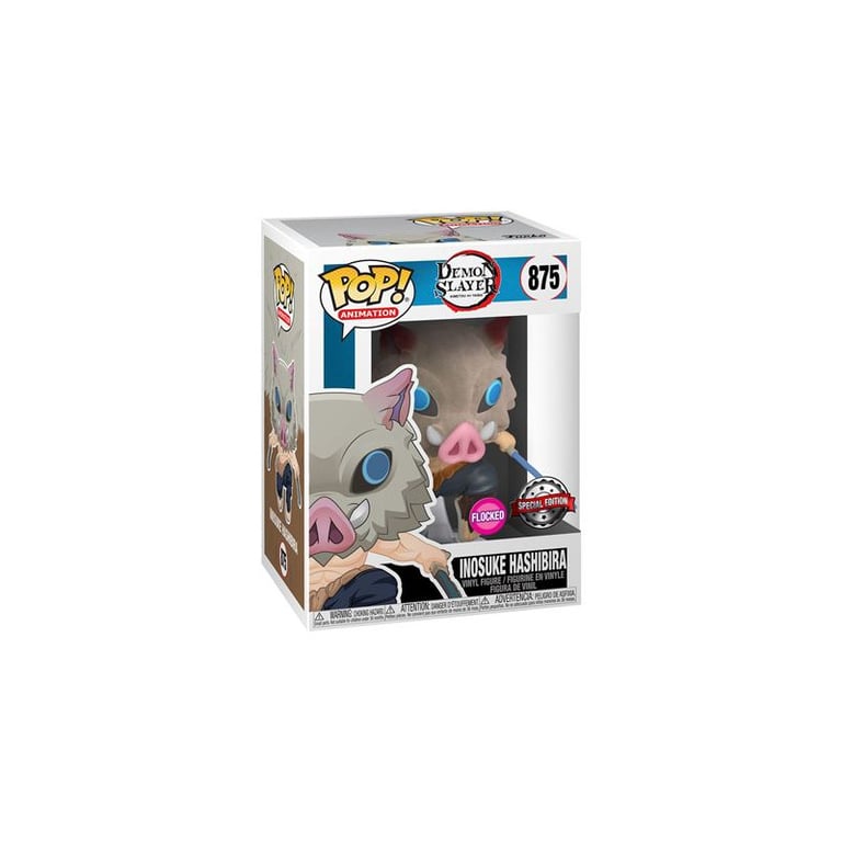 Figurine Funko Pop Animation Demon Slayer Inosuke Hashibira flocked edition Neuf