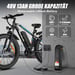 Mountain bike elettrica VARUN M26-2 Pro da 26 pollici, batteria da 250 W e 48 V, 13 Ah