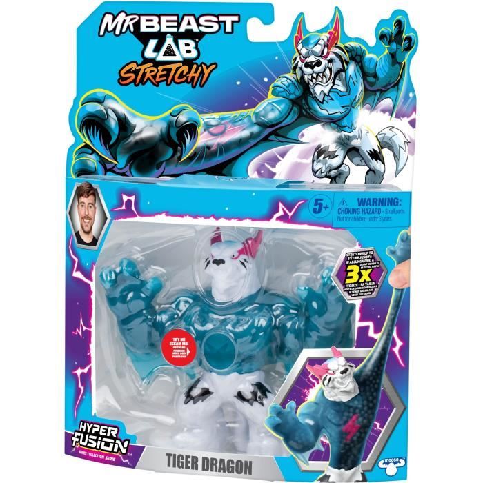 Figurine élastique MRBEAST LAB Goo Jit Zu Tigre Dragon 11 cm - vue 3