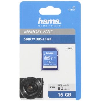 Hama 00124134 mémoire flash 16 Go SDHC UHS-I Classe 10