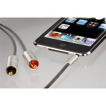 Hama 00080864 cavo audio 1 m 3,5 mm 2 x RCA Argento