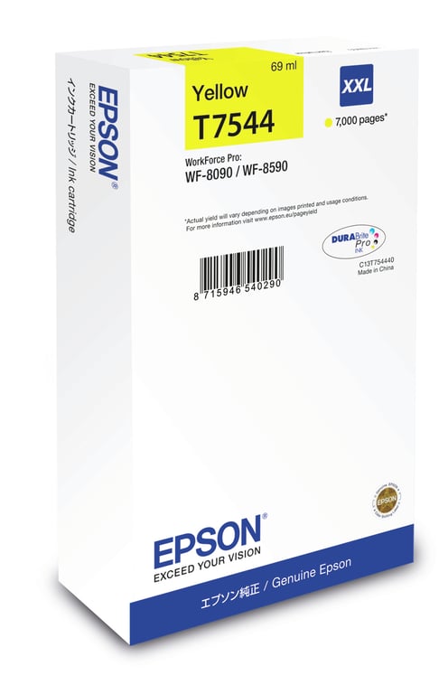 Epson Jaune C13T754440 - vue 4