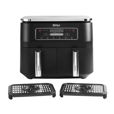 Friteuse d'air chaud Air Fryer Ninja AF300 Double Compartiment 7,6 L Autonome 1690 W, Noir