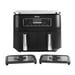 Friteuse d'air chaud Air Fryer Ninja AF300 Double Compartiment 7,6 L Autonome 1690 W, Noir