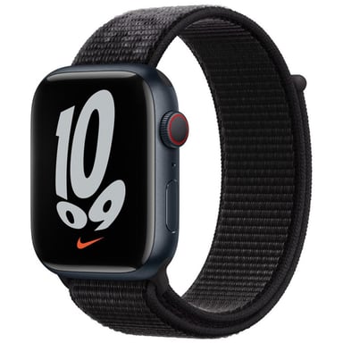 Nike Sport Loop bracelet pour Apple Watch Series 1 á 9 / SE (38/40/41 mm) | Series 10 (42 mm) - Black