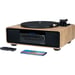 Microsistema Bluetooth FM CD/MP3 in legno da 60W con giradischi