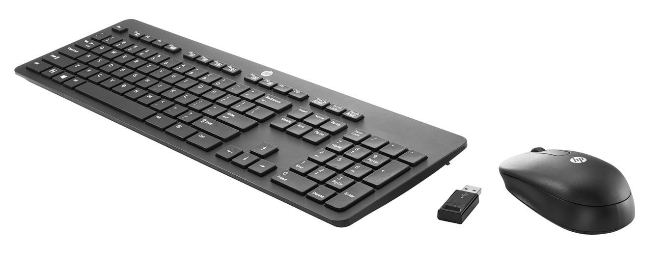 HP  Clavier plat et souris sans fil - Neuf