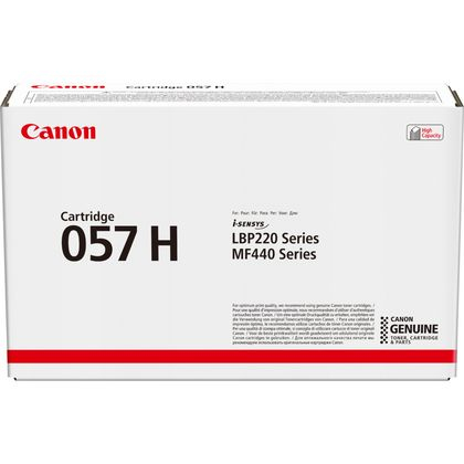 Premium Canon i-SENSYS 057H Noir Toner Original - Neuf