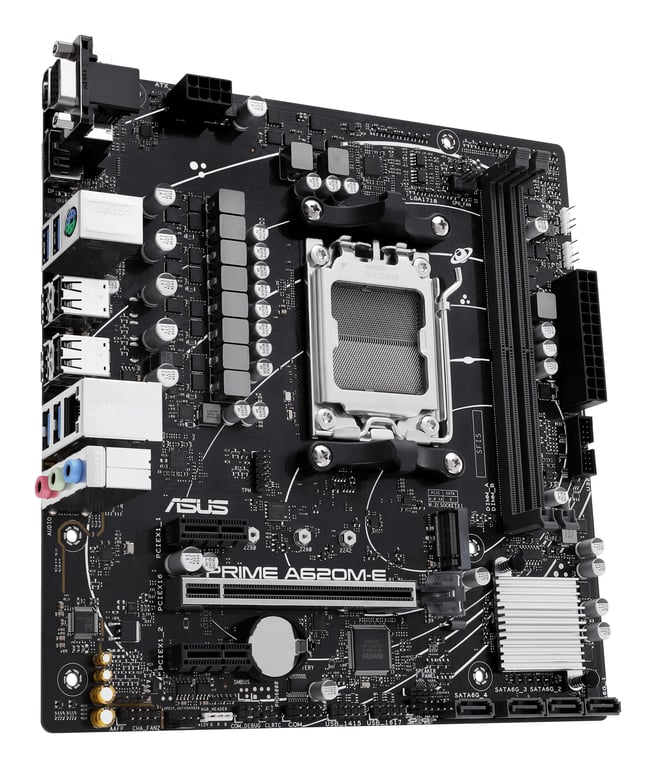 ASUS PRIME A620M E CSM AMD A620 Emplacement AM5 micro ATX Neuf - vue 2