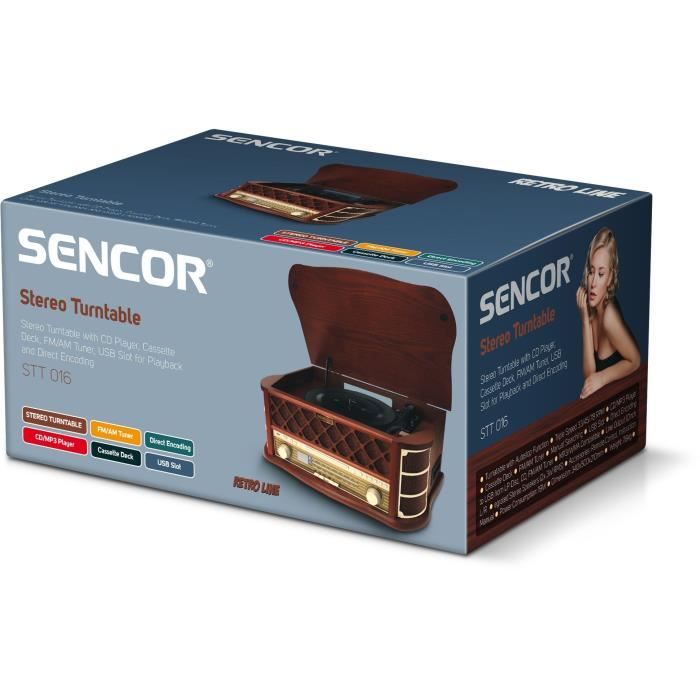 rétro SENCOR STT 016 Lecteur CDcassettes USB - vue 2