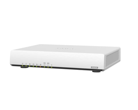 QNAP QHora-301W router inalámbrico 10 Gigabit Ethernet Doble banda (2,4 GHz / 5 GHz) Blanco
