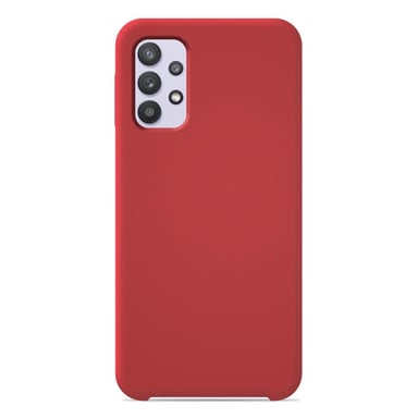 Coque silicone unie Soft Touch Rouge compatible Samsung Galaxy A32 4G