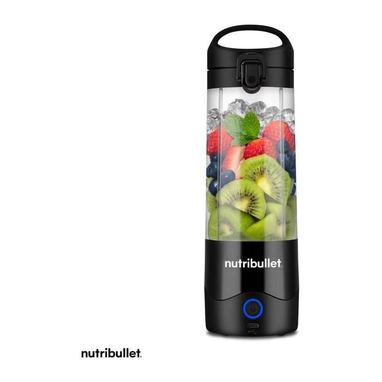nutribullet blender portable léger tasse tritan sans BPA 475ml mini blender avec lame en acier inoxydable 4 points blender nomade chargeur USB C plus de 15 cycles avant recharge NBP003B