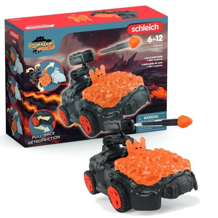 42668   ELDRADOR CREATURES Crashmobile de Lave avec Mini Creature - Coffret voiture avec figurine fantastique - Neuf