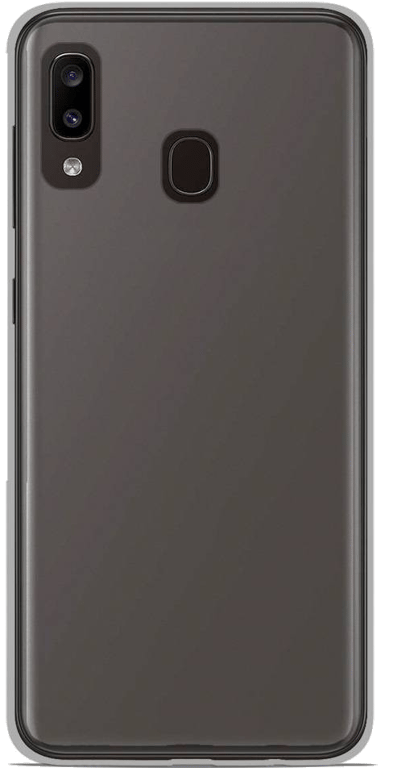 Coque silicone unie compatible Transparent Samsung Galaxy A20e