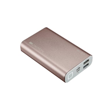 Canyon CND-TPBQC10RG banque d'alimentation électrique Lithium Polymère (LiPo) 10000 mAh Or rose