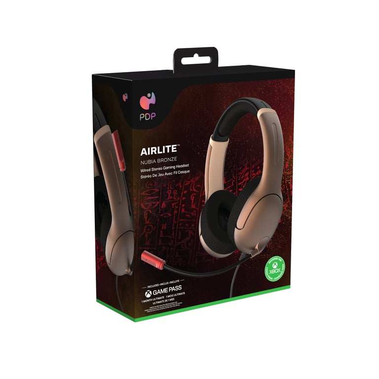 PDP Airlite Casque Avec fil Arceau Jouer Noir, Bronze - Neuf