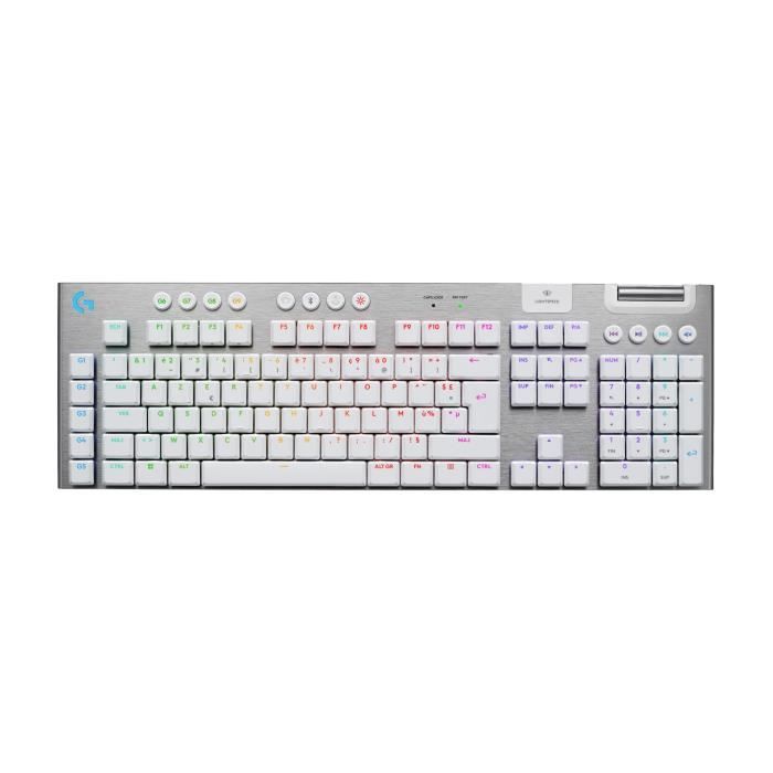 Clavier gamer - sans fil - G915 X - Switch tactile  - AZERTY - Blanc - Neuf