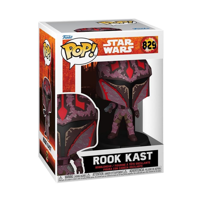 Figurine vinyl bobblehead Funko Pop! Star Wars Rook Kast #829 multicolore - Neuf