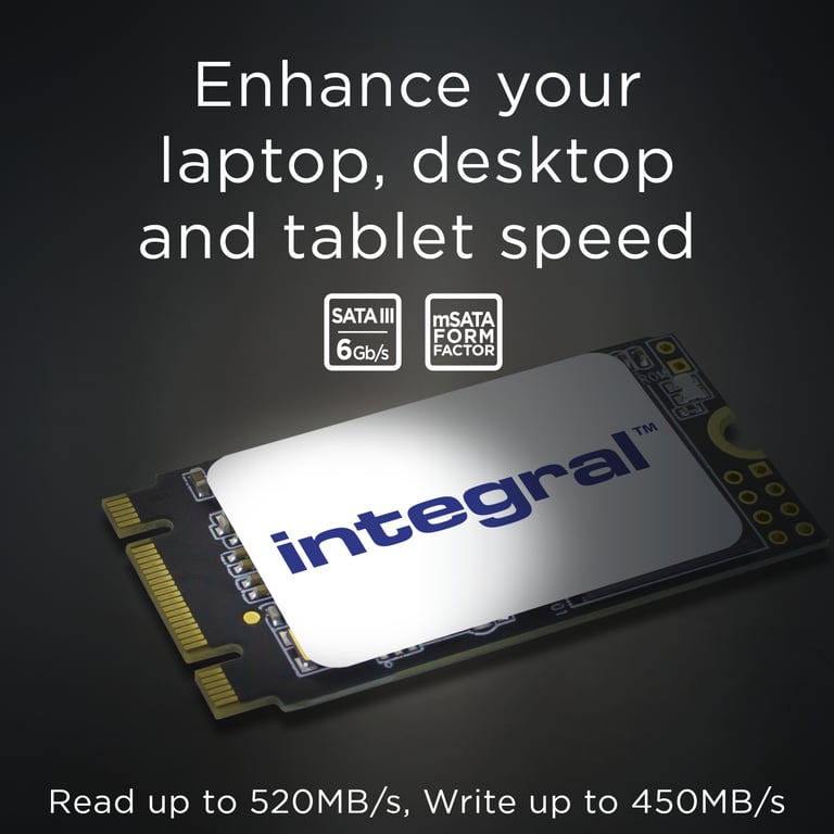 Integral INSSD1TM242 disque SSD 1 02 To .2 Série ATA III 3D TLC NAND Neuf - vue 3