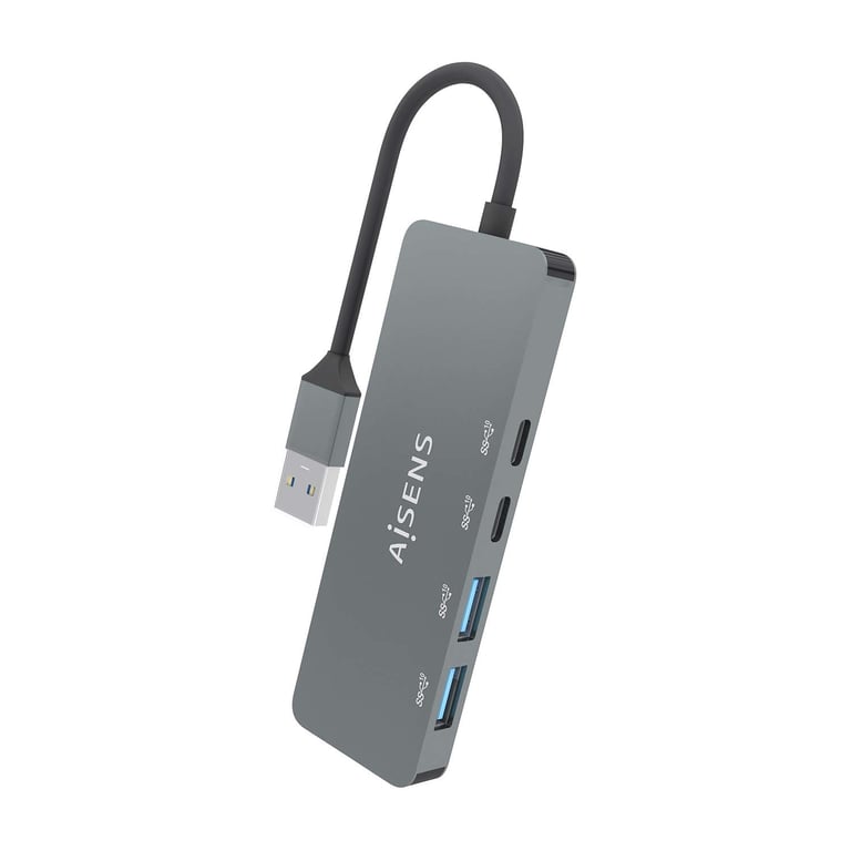 AISENS A106 0696 hub & concentrateur USB 3.2 Gen 2 3.1 Gen 2 Type A 10000 Mbit/ Neuf - vue 2