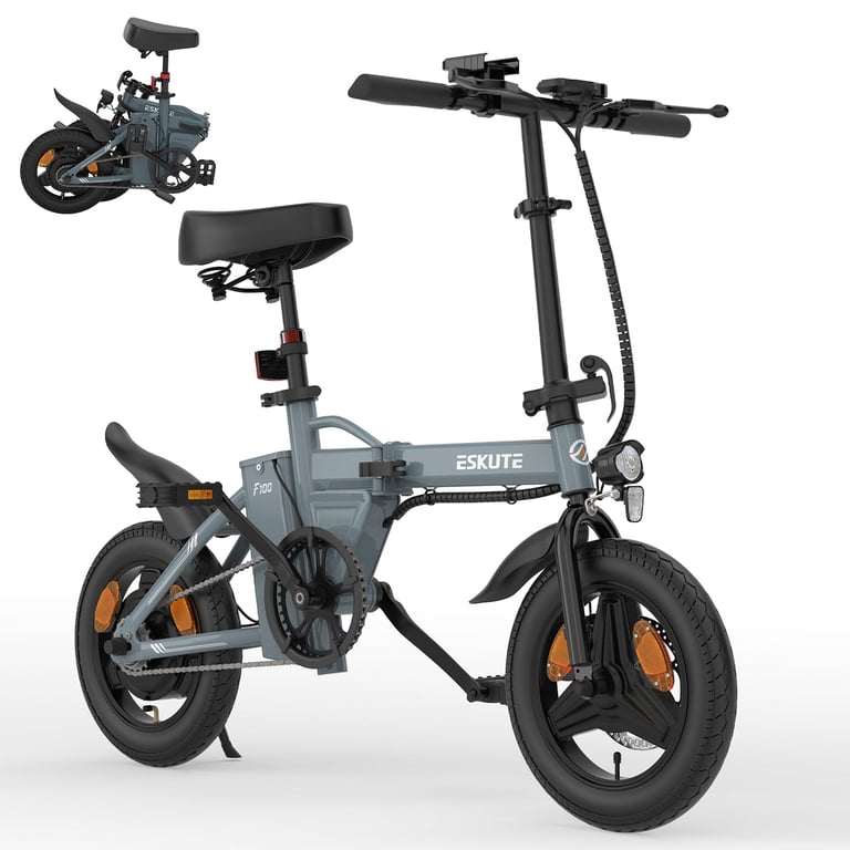 Vélo Électrique ESKUTE F100 – 250W Moteur Batterie 36V9AH Freins à Disque Mécaniques