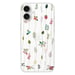 Coque en silicone - Compatible Apple iPhone 16 Plus - design montee de fleurs