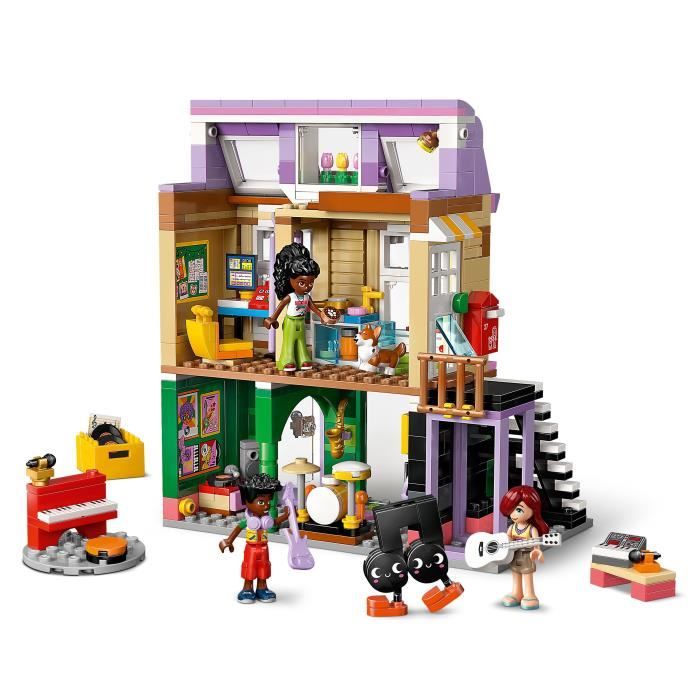 LEGO® Friends 42653 Le magasin de musique et ’appartement - vue 3